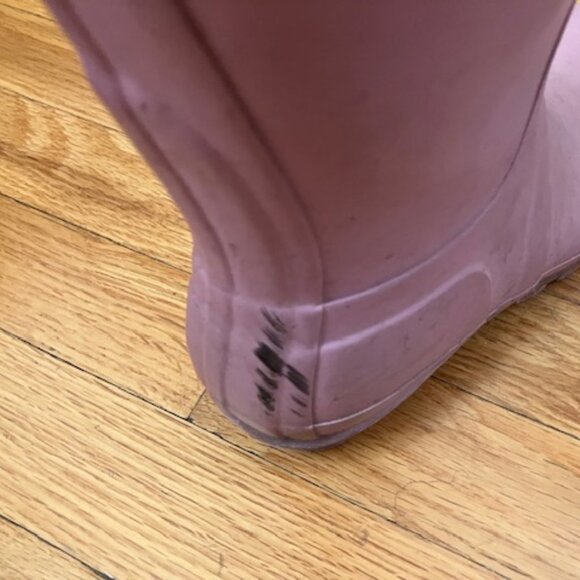 Hunter Lilac Tall Rubber Boots Size 6 - Picture 4 of 6